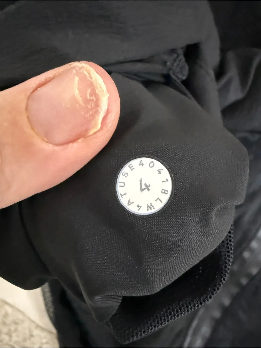 Lululemon In The‎ Clear Jacket Black size 4